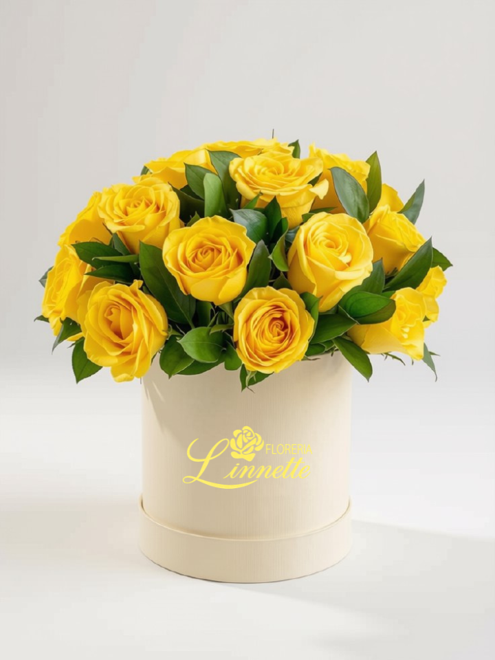 Producto: Destacados / código: Box Rosas - Flores Amarillas