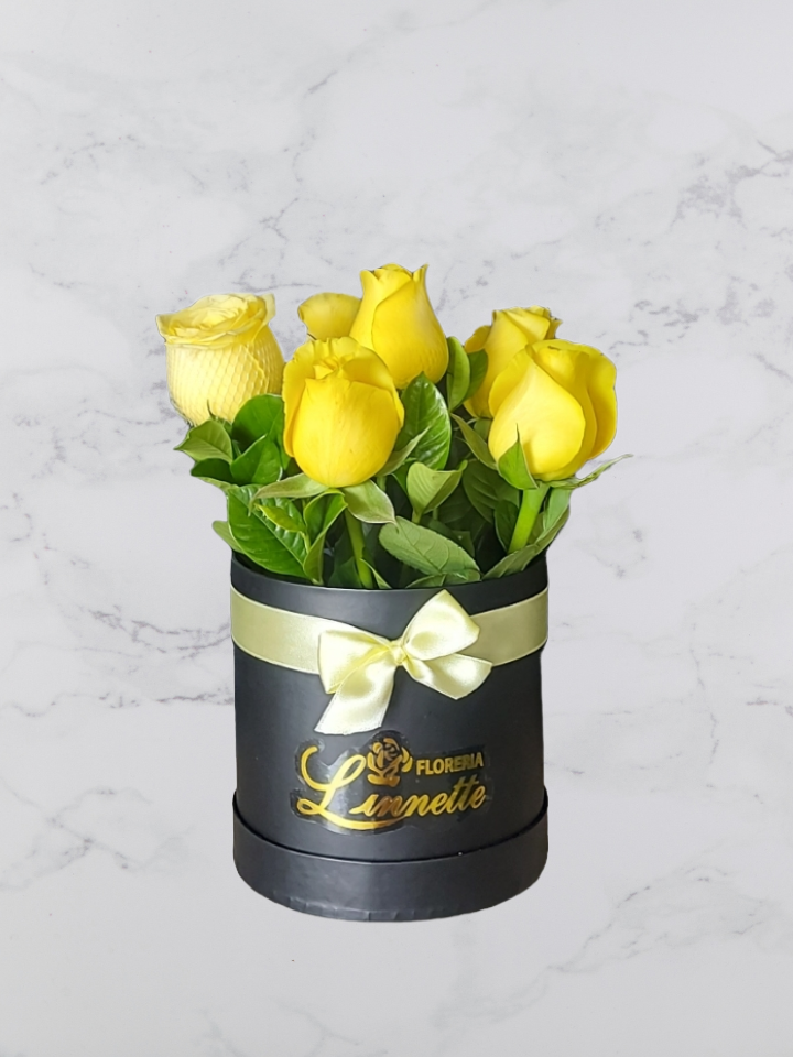 Producto: Toda Ocasión / código: Box Rosas Amarillas